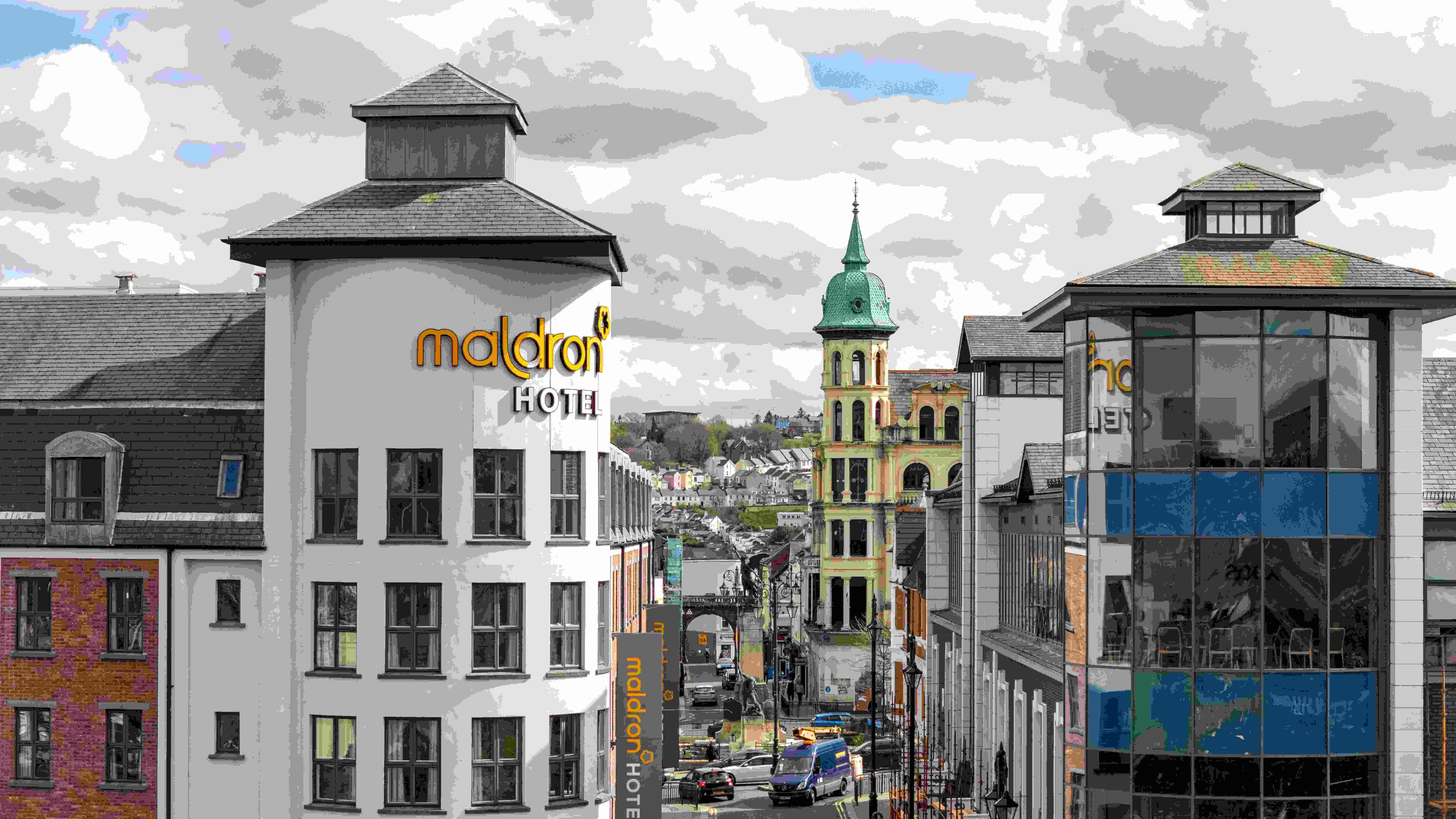 Waterloo Street area in Derry
